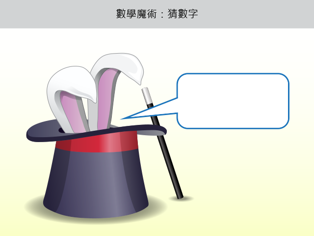 數學魔術：猜數字